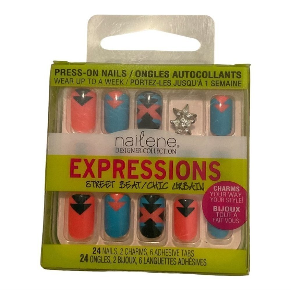 90s inspired Press on nails NWT